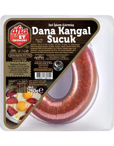 Beef Kangal Sausage - Premium  from Afia - Just €7.79! Shop now at Islamic Wholesale