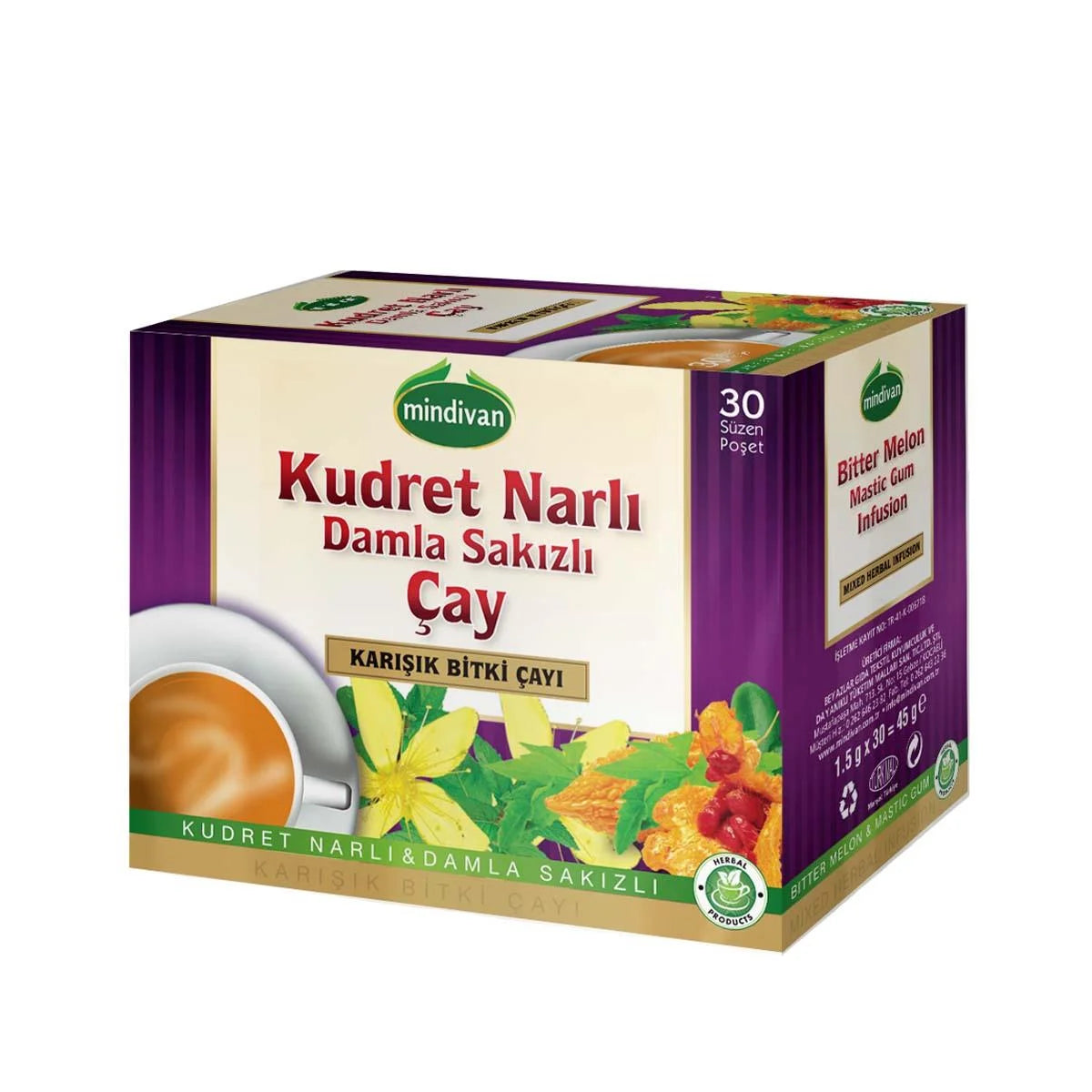 Bitter Pomegranate Mastic Tea - Premium  from Mindivan - Just €2.37! Shop now at Islamic Wholesale
