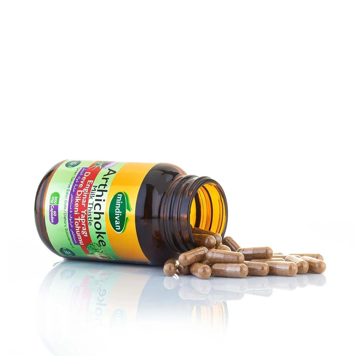Artichoke Extract & Milk Thistle Extract Capsules - Premium  from Mindivan - Just €9.81! Shop now at Islamic Wholesale