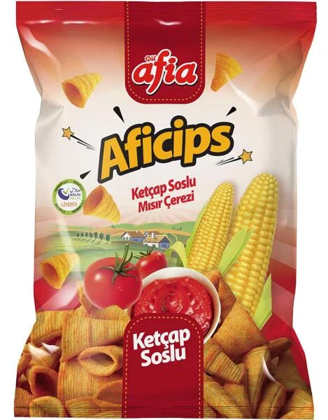 Corn Chips With Ketchup - Premium  from Afia - Just €0.69! Shop now at Islamic Wholesale