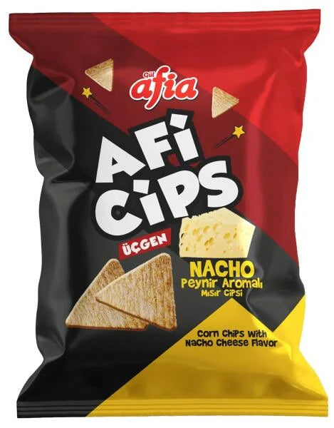 Nacho Cheese Corn Chips - Premium  from Afia - Just €0.69! Shop now at Islamic Wholesale