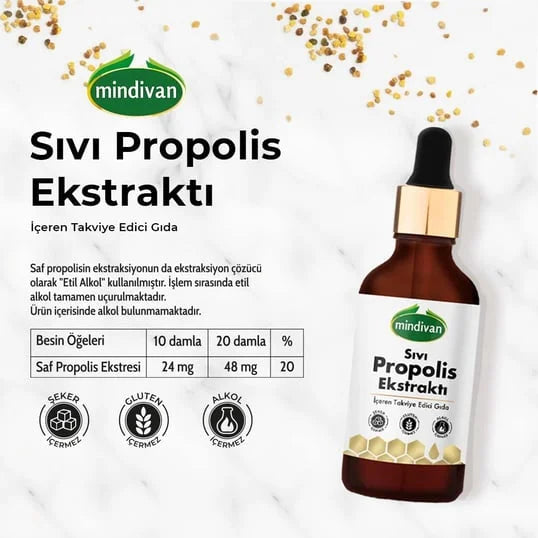 Propolis Liquid Extract - Premium  from Mindivan - Just €4.75! Shop now at Islamic Wholesale