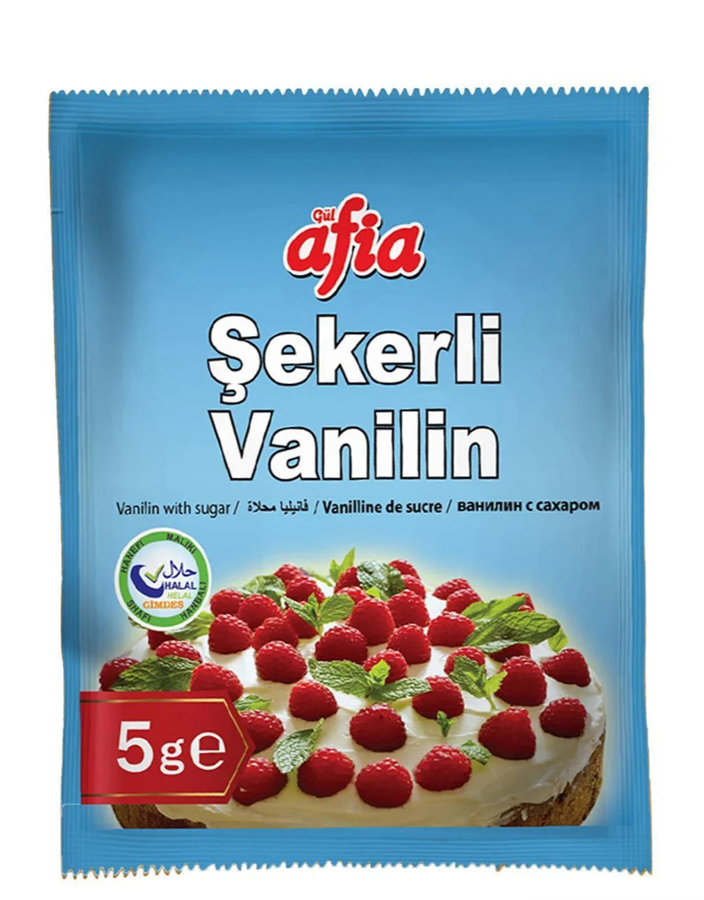 Sugar Vanillin 20x10 Pcs - Premium  from Afia - Just €0.58! Shop now at Islamic Wholesale