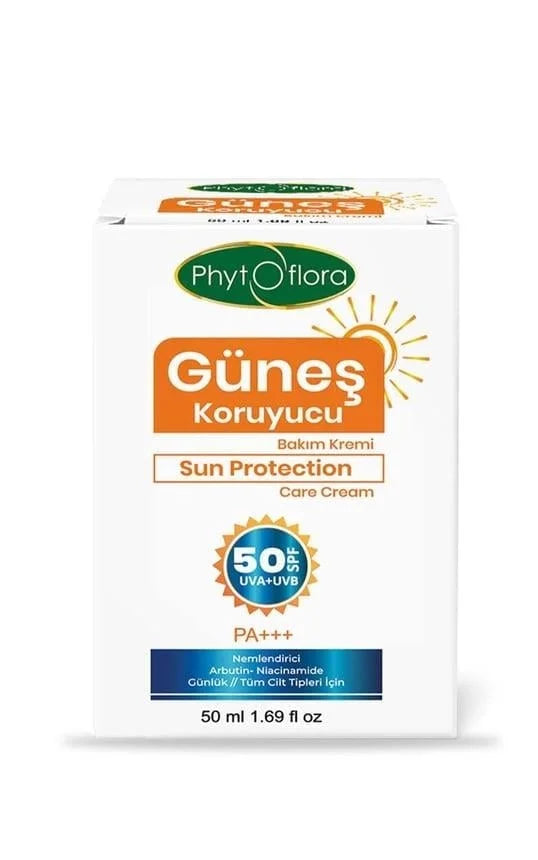 Sun Protection Care Cream Spf50+ - Premium  from Phytoflora - Just €7.51! Shop now at Islamic Wholesale