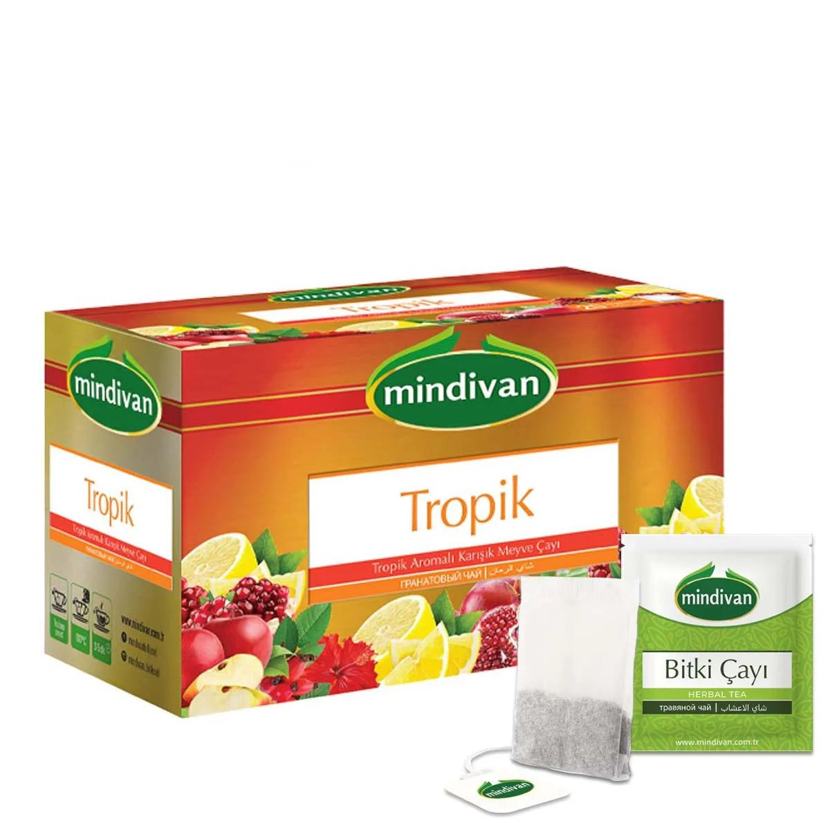 Tropical Flavored Mixed Herbal Tea - Premium  from Mindivan - Just €2.34! Shop now at Islamic Wholesale