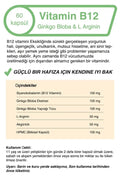 Vitamin B12 Ginko Bloba Extract  L Arginine Capsules - Premium  from Mindivan - Just €0! Shop now at Islamic Wholesale