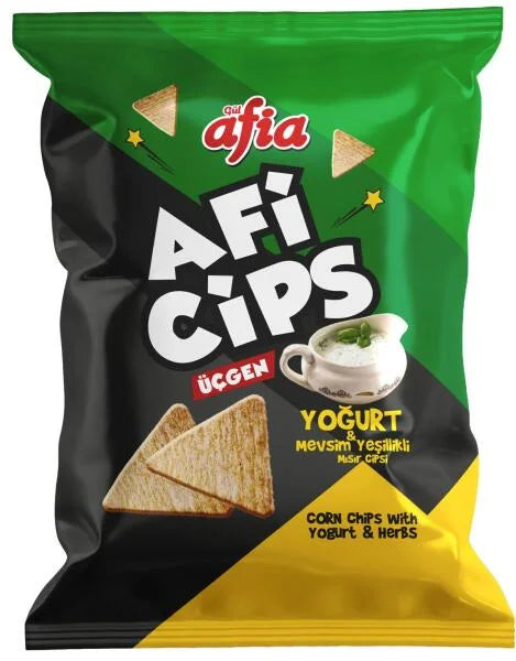 Chips With Yoghurt And Seasonal Greens - Premium  from Afia - Just €0.69! Shop now at Islamic Wholesale