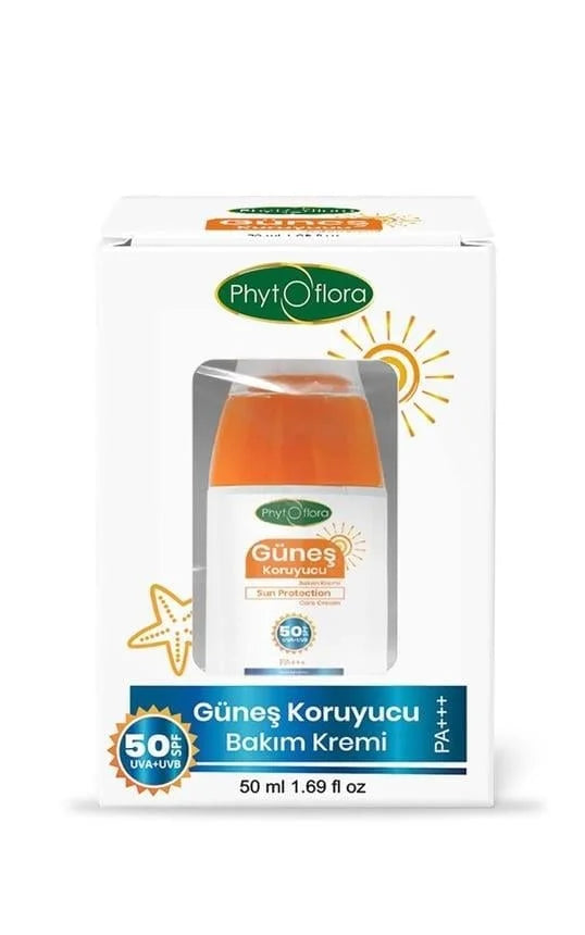 Sun Protection Care Cream Spf50+ - Premium  from Phytoflora - Just €7.51! Shop now at Islamic Wholesale