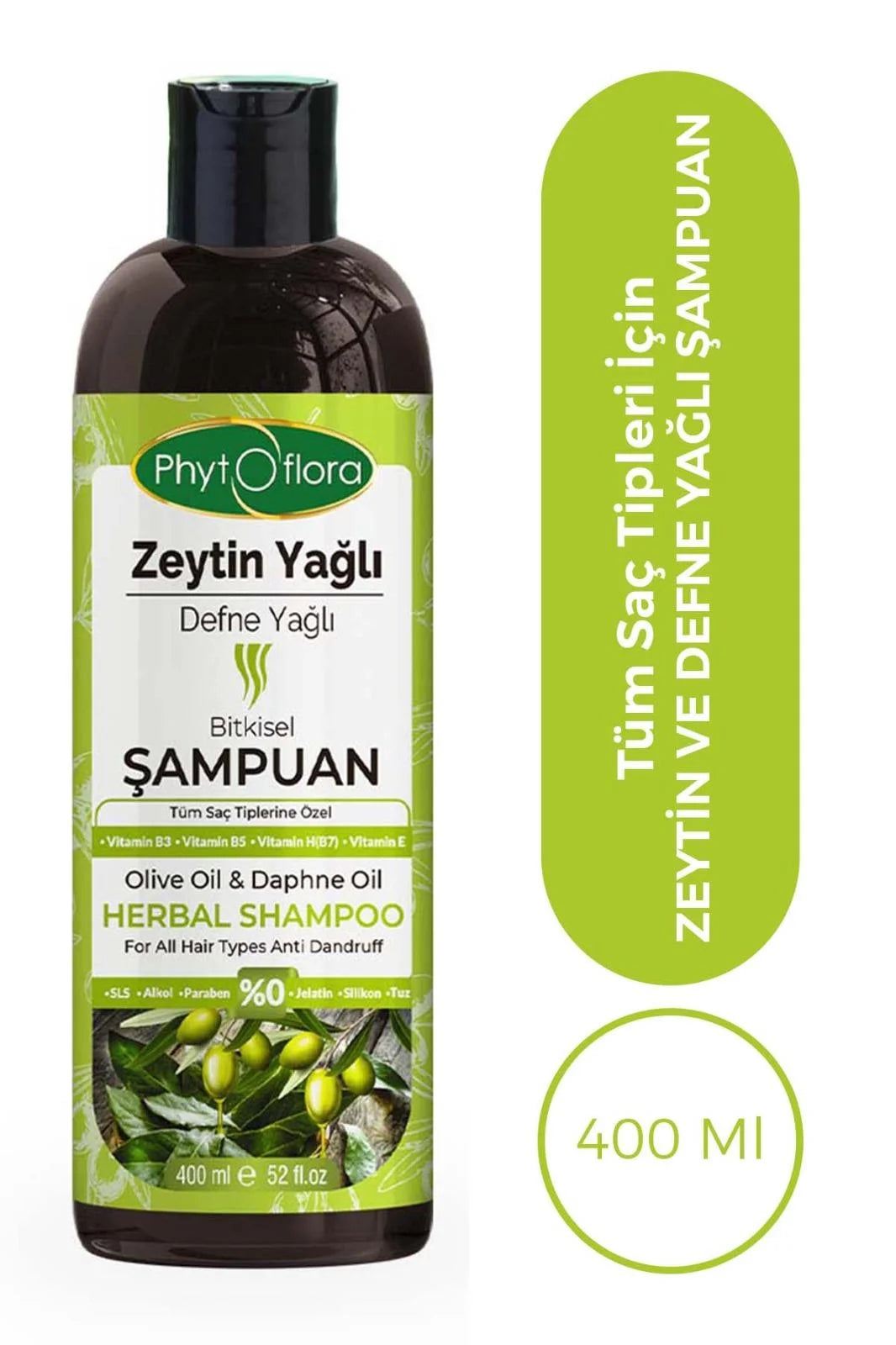 Olive Oil & Daphne Oil Shampoo - Premium  from Phytoflora - Just €3.95! Shop now at Islamic Wholesale