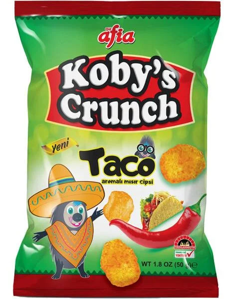 Crunch Taco Flavored Corn Chips - Premium  from Afia - Just €0.90! Shop now at Islamic Wholesale