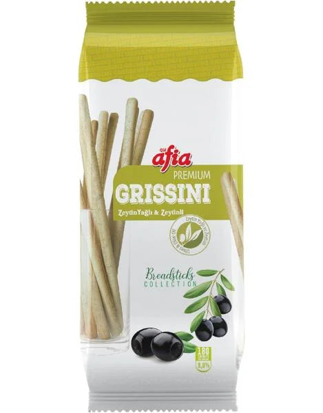 Grissini With Olives - Premium  from Afia - Just €0.69! Shop now at Islamic Wholesale