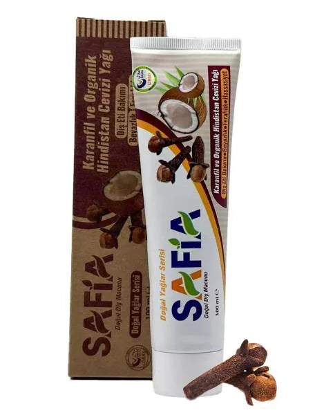 Organic Toothpaste With Cloves And Coconut - Premium  from Safia - Just €3.21! Shop now at Islamic Wholesale