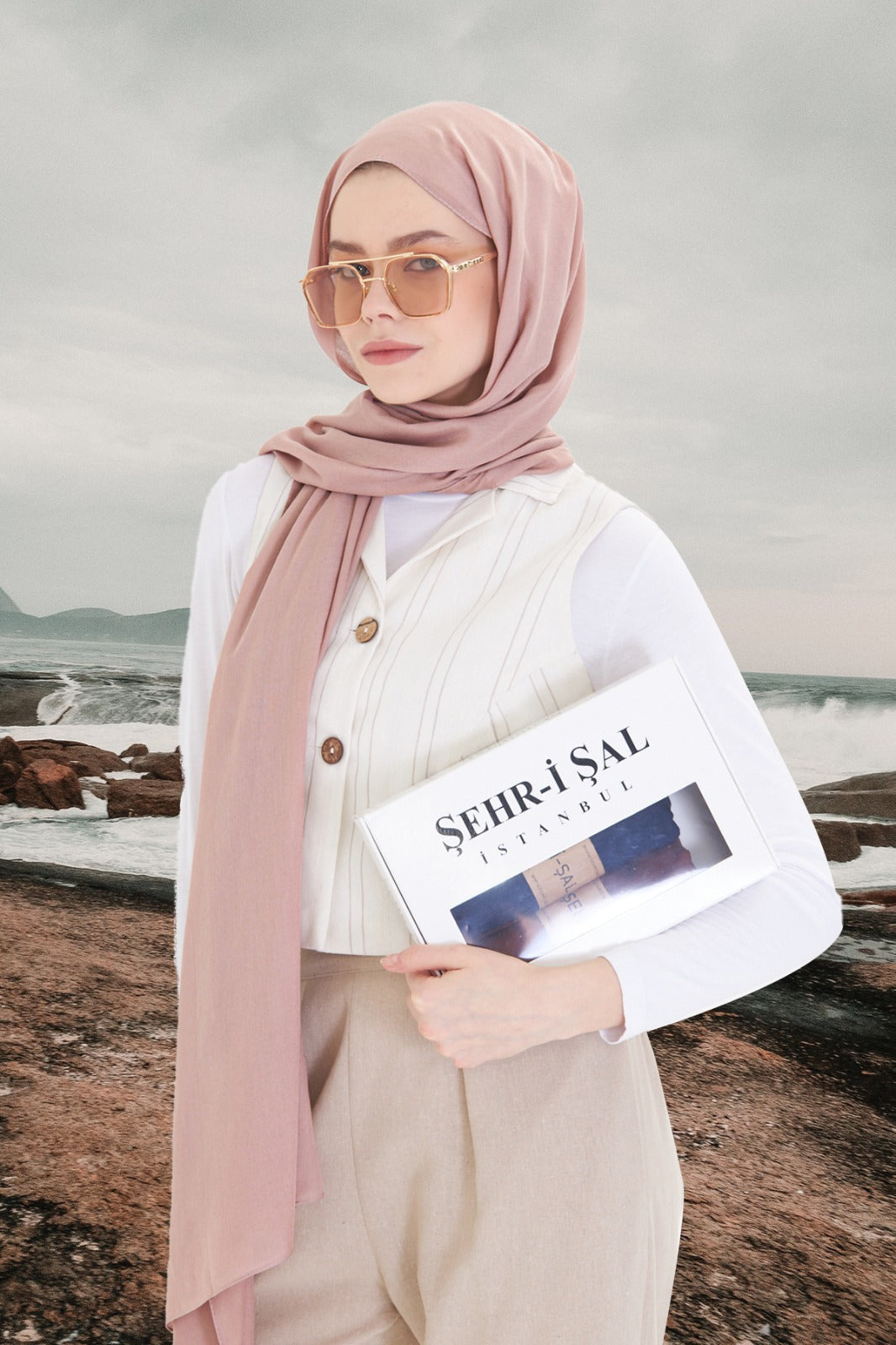 Rami Natural Hijab - Premium  from Şehrişal - Just €3.20! Shop now at Islamic Wholesale