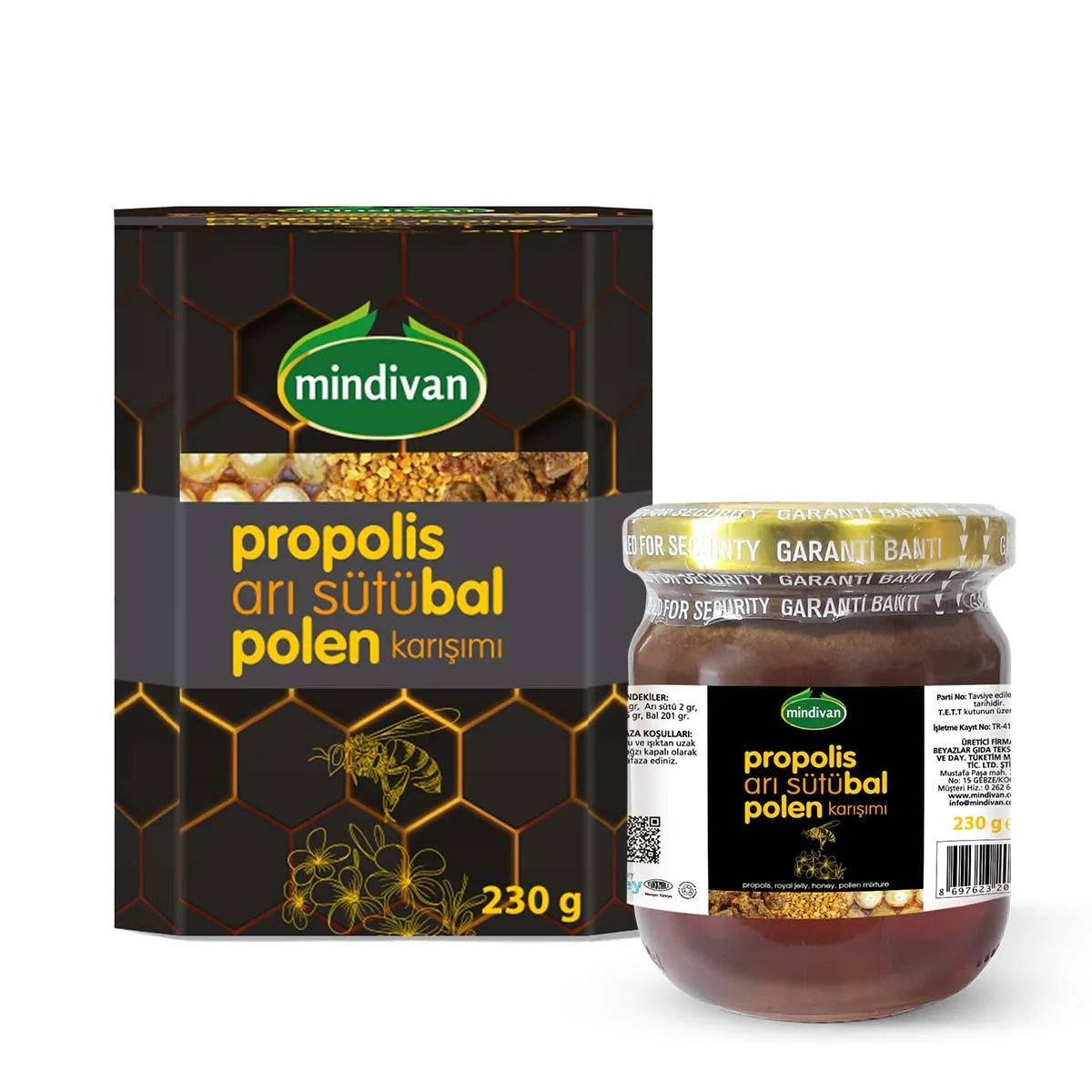 Propolis Royal Jelly Honey Pollen Mixture - Premium  from Mindivan - Just €7.92! Shop now at Islamic Wholesale