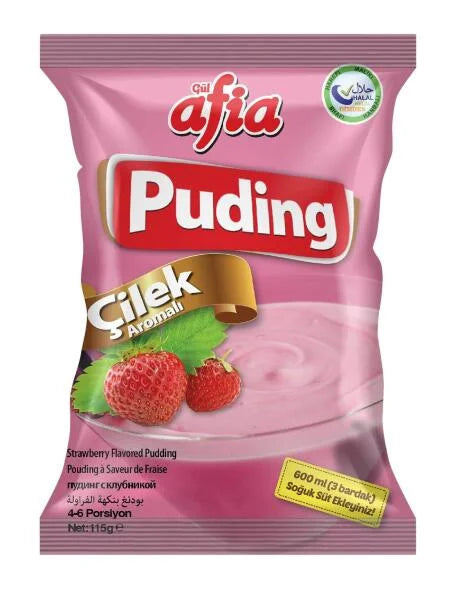 Strawberry Pudding - Premium  from Afia - Just €0.67! Shop now at Islamic Wholesale