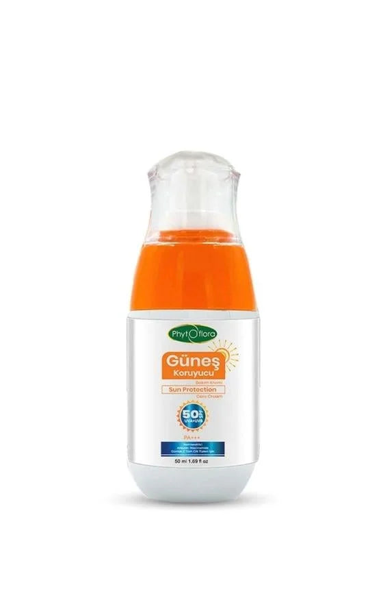 Sun Protection Care Cream Spf50+ - Premium  from Phytoflora - Just €7.51! Shop now at Islamic Wholesale