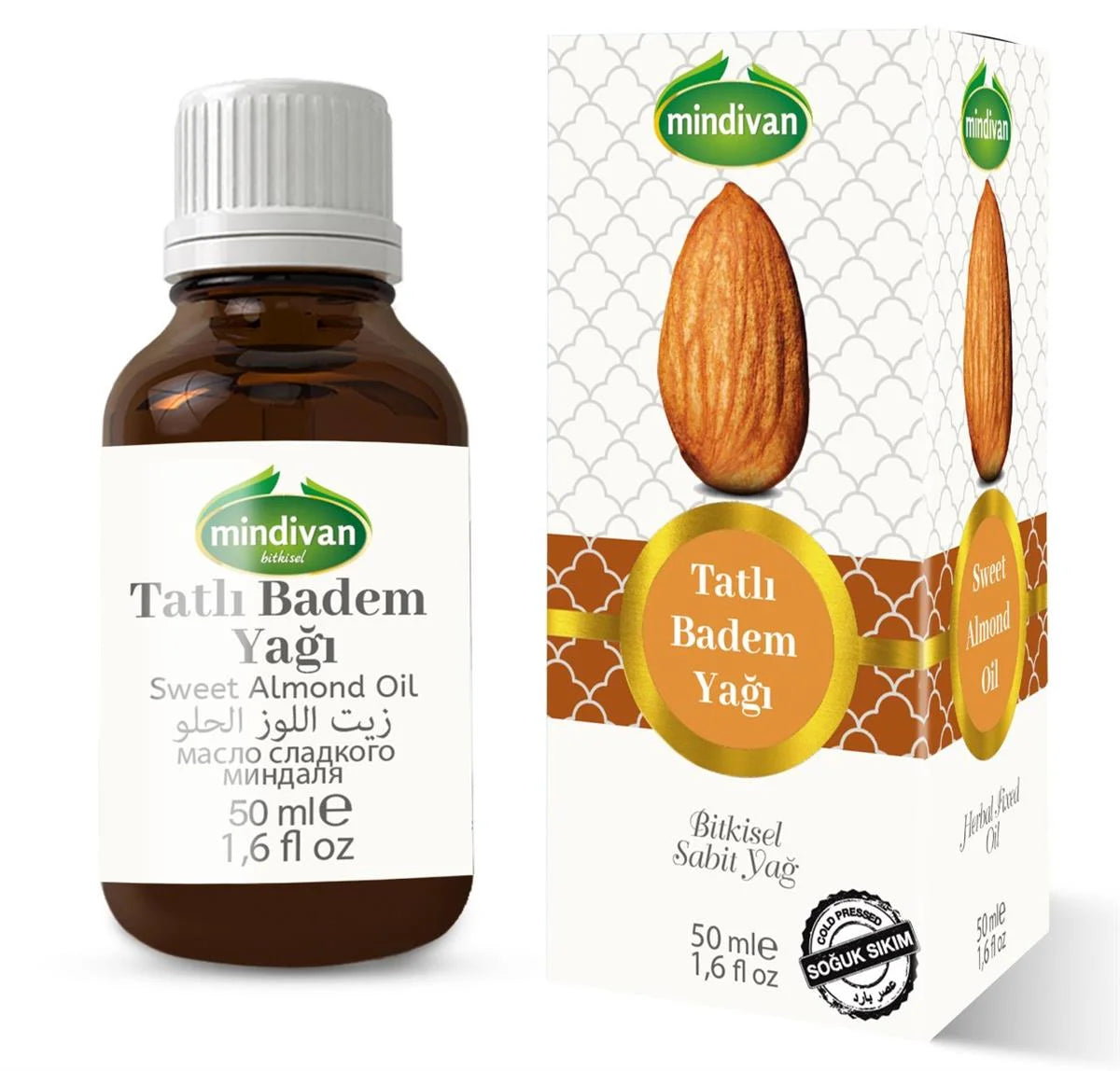 Sweet Almond Oil - Premium  from Mindivan - Just €3.13! Shop now at Islamic Wholesale