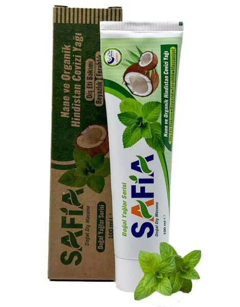 Organic Toothpaste With Mint And Coconut - Premium  from Safia - Just €3.21! Shop now at Islamic Wholesale